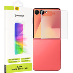 Techsuit - Clear Vision Glass [Front Screen] - Samsung Galaxy Z Flip7 - Transparent