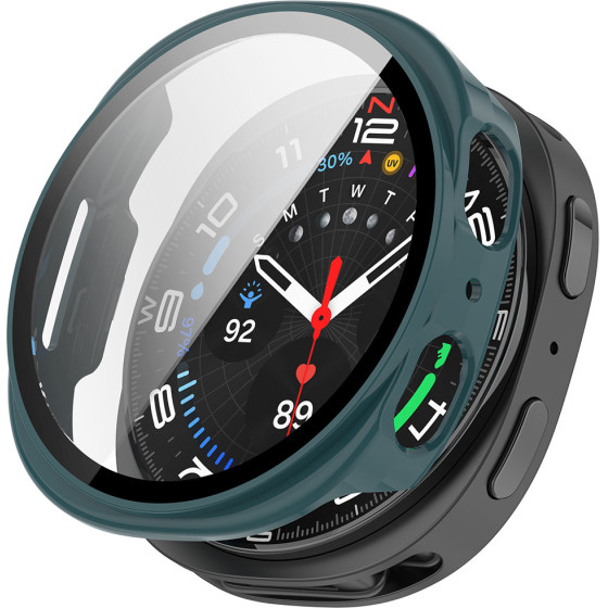 Techsuit - Defense360 Pro + Screen Protector - Samsung Galaxy Watch8 40mm - Deep Teal