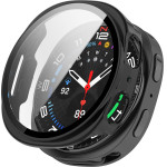 Techsuit - Defense360 Pro + Screen Protector - Samsung Galaxy Watch8 40mm - Matte Black