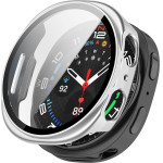 Techsuit - Defense360 Pro + Screen Protector - Samsung Galaxy Watch8 40mm - Silver