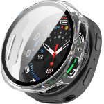 Techsuit - Defense360 Pro + Screen Protector - Samsung Galaxy Watch8 44mm - Clear