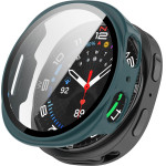 Techsuit - Defense360 Pro + Screen Protector - Samsung Galaxy Watch8 44mm - Deep Teal