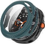 Techsuit - Defense360 Pro + Screen Protector - Samsung Galaxy Watch8 Classic - Deep Teal
