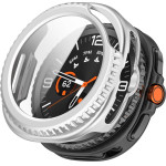 Techsuit - Defense360 Pro + Screen Protector - Samsung Galaxy Watch8 Classic - Silver