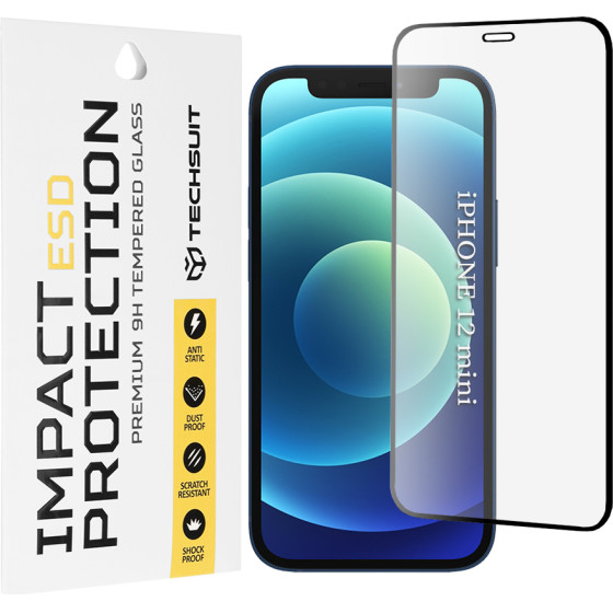 Techsuit - Esd Glass - Iphone 12 Mini - Black