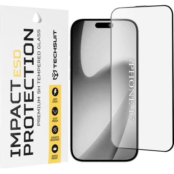 Techsuit - Esd Glass - Iphone 17 - Black