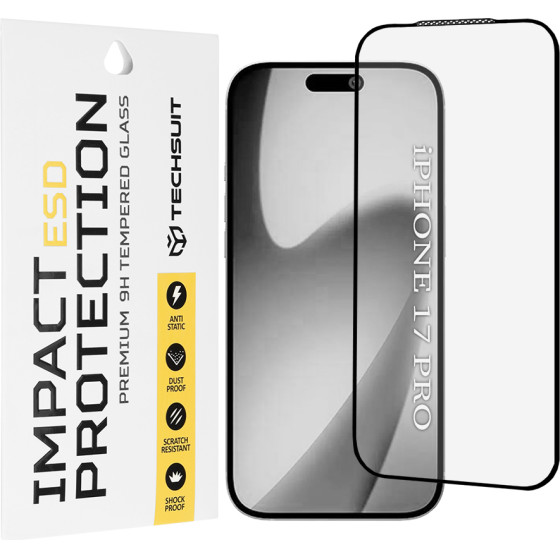 Techsuit - Esd Glass - Iphone 17 Pro - Black