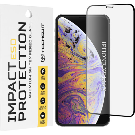 Techsuit - Esd Glass - Iphone Xs Max / Iphone 11 Pro Max - Black