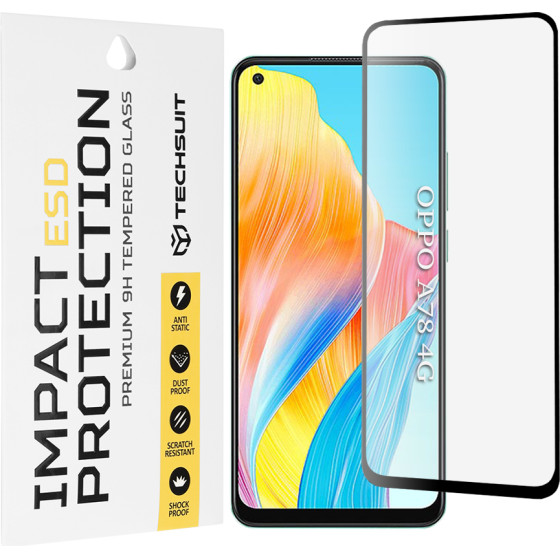 Techsuit - Esd Glass - Oppo A78 4G - Black