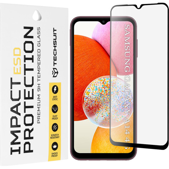 Techsuit - Esd Glass - Samsung Galaxy A14 4G / A14 5G - Black