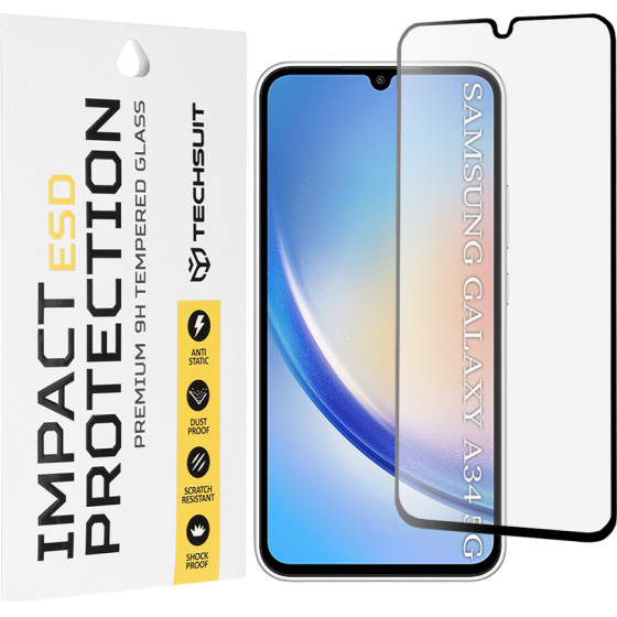 Techsuit - Esd Glass - Samsung Galaxy A34 5G - Black