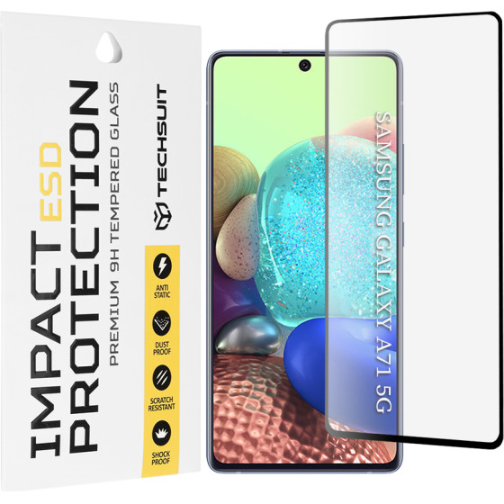 Techsuit - Esd Glass - Samsung Galaxy A71 4G / A71 5G / Note 10 Lite / M51 - Black