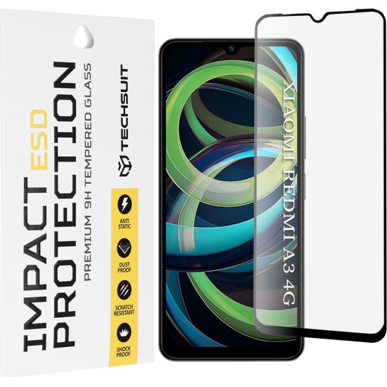 Techsuit - Esd Glass - Xiaomi Redmi A3 / Redmi A3x - Black