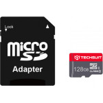 Techsuit - Memory Card THCM26 (THCM269128) - With Adapter, MicroSDHC, Class 10, 128GB - Red