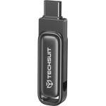 Techsuit - Memory Stick THSM34 (THSM348128) - Dual-Interface Usb 3.2, Type-C FlashDrive, 128GB, 25M/s, 100M/s - Tarnish