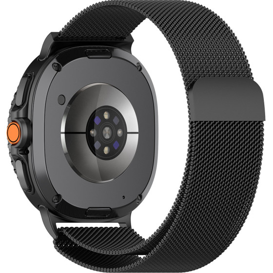 Techsuit - Watchband (W009) - Samsung Galaxy Watch8 40mm/Watch8 44mm/Watch8 Classic - Black