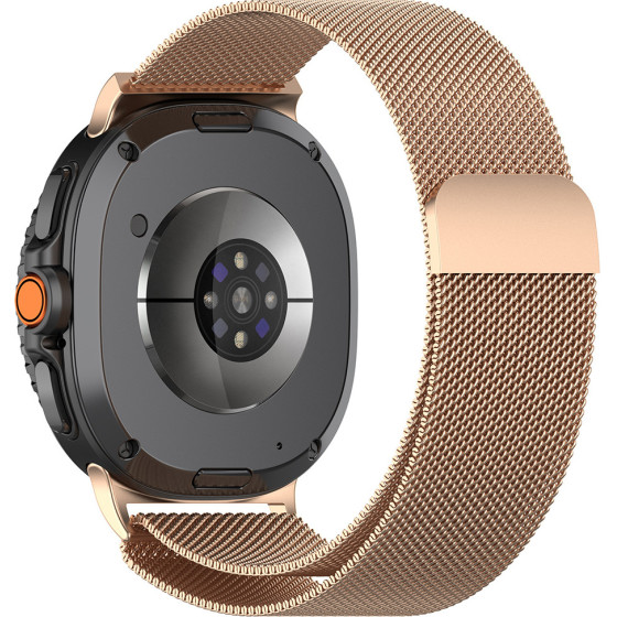 Techsuit - Watchband (W009) - Samsung Galaxy Watch8 40mm/Watch8 44mm/Watch8 Classic - Rose Gold