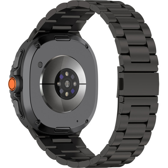 Techsuit - Watchband (W010) - Samsung Galaxy Watch8 40mm/Watch8 44mm/Watch8 Classic - Black