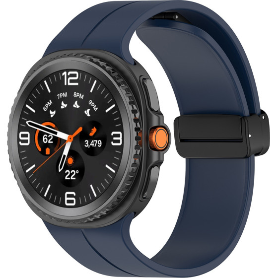 Techsuit - Watchband (W011) - Samsung Galaxy Watch8 40mm/Watch8 44mm/Watch8 Classic - Navy Blue