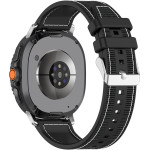 Techsuit - Watchband (W051) - Samsung Galaxy Watch8 40mm/Watch8 44mm/Watch8 Classic - Black