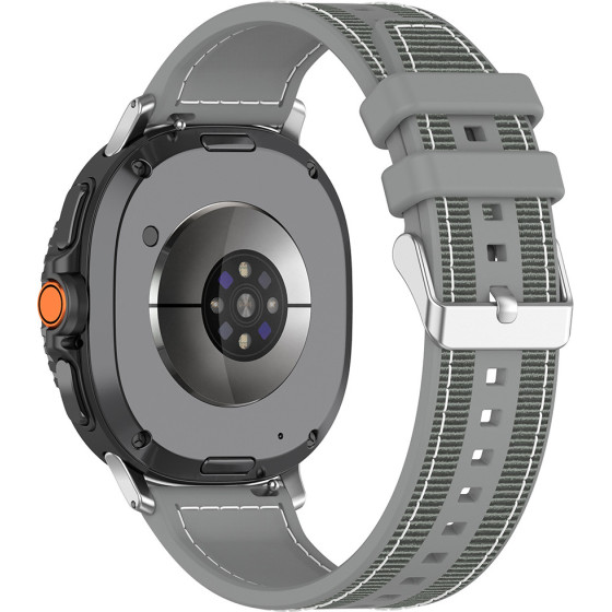 Techsuit - Watchband (W051) - Samsung Galaxy Watch8 40mm/Watch8 44mm/Watch8 Classic - Gray