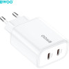BWOO CDA206 Pd Wall Charger 1x USB-C Port 35W white