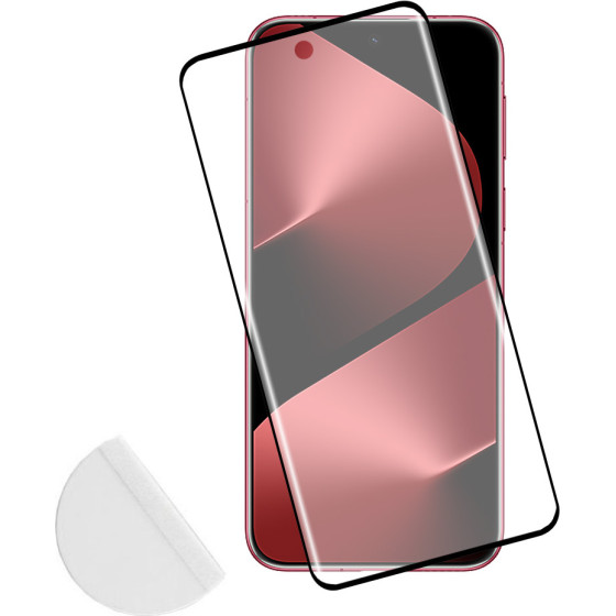Idol 1991 Tempered Glass Huawei Pura 80 PRO/Pro Plus 6.8'' 9H 0.30mm 3D Full Glue Semi Curved Finger Unlock Black + Squeezy CARD