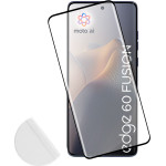 Idol 1991 Tempered Glass Motorola Edge 60 Fusion 5G 6.67'' 9H 0.30mm 3D Full Glue Semi Curved Finger Unlock Black + Squeezy CARD