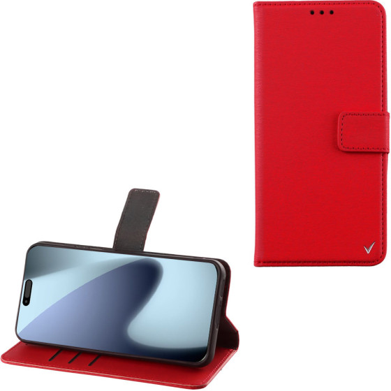 Volte-Tel ���� Iphone 17 Pro 6.3'' Allure Magnet Book Stand Clip RED