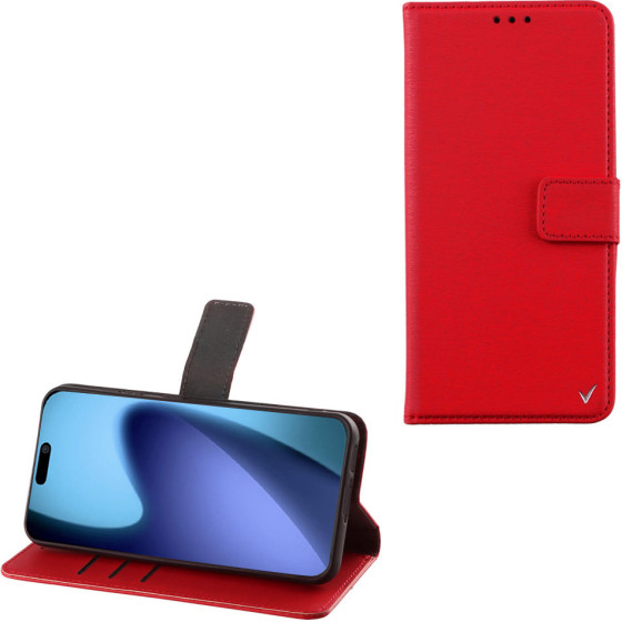 Volte-Tel ���� Iphone 17 Pro ��� 6.9'' Allure Magnet Book Stand Clip RED