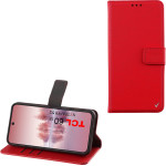 Volte-Tel ���� Tcl 60/ 60 Se Nxtpaper /60R 6.7'' Allure Magnet Book Stand Clip RED
