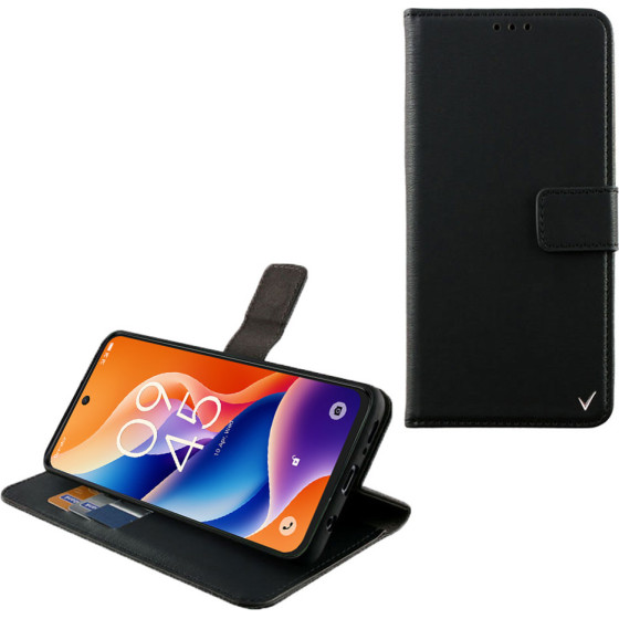 Volte-Tel ���� Tcl 605/ 60 Se 6.67'' Allure Magnet Book Stand Clip BLACK