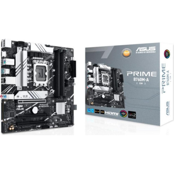 Asus Prime B760M-A-Csm Intel B760 Lga 1700 Micro Atx - (90MB1EK0-M1EAYC)