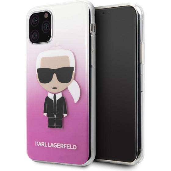 Karl Lagerfeld Iphone 11PRo Pink Gradient Ikonik Karl - (KLHCN58TRDFKPI)