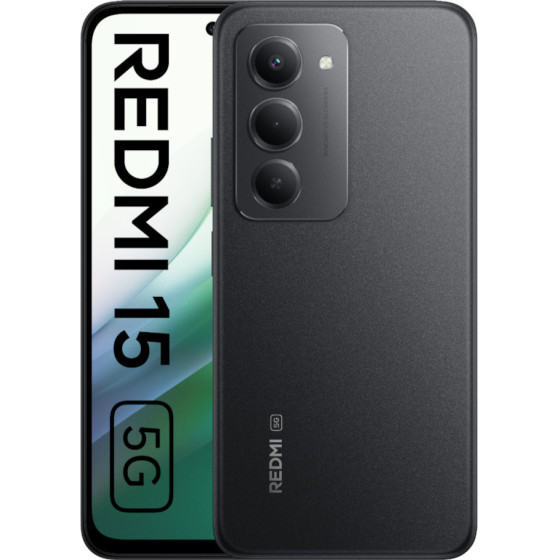 Xiaomi Redmi 15 5G Black 8/256GB - (MZB0L6GEU)