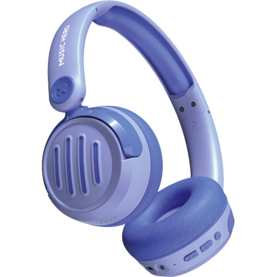 SBS Music Hero Kids Wireless Headphones Blue - (HEADPHONEKIDB)