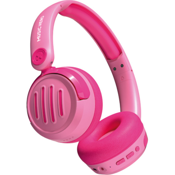 SBS Music Hero Kids Wireless Headphones Pink - (HEADPHONEKIDP)
