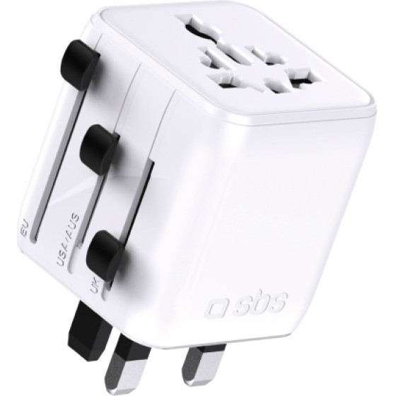 SBS Universal Adapter 2500W EU/UK/US/Aus Plugs - (TEADAPTUNI)
