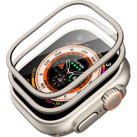 ESR - Armorite Screen Protector (2 pack) - Apple Watch Ultra / Ultra 2 / Ultra 3 - Titanium