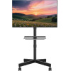 Gembird Tv Floor Stand Tilt With Caster Wheels 32'-55' Black - (TVS-55T-03)