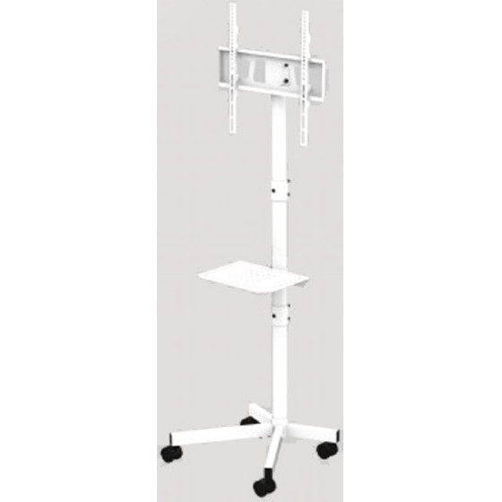 Gembird Tv Floor Stand Tilt With Caster Wheels 32'-55' White - (TVS-55T-03-W)