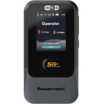 Powertech 5G Mobile Router Wifi 6, AX900 Dual band, 4000mAh - (PT-1512)