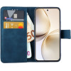 Lime Successories Lime ���� Realme 14/14T 5G 6.67'' Essential Magnet Book Stand Clip Dark BLUE
