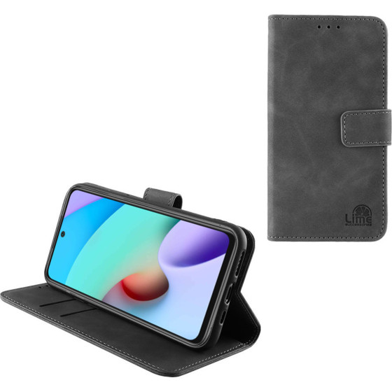 Lime Successories Lime ���� Xiaomi Redmi 10 4G/Redmi 10 2022 6.5'' Essential Magnet Book Stand Clip GREY