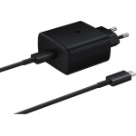 Samsung EP-TA845EWe 45W Wall Charger With USB-C Cable EP-DW767JWe 45W 1.8m (Oob Bulk - Replacement Packaging) - Black EP-TA845EWe + EP-DW767JWe - (EP-TA845EBe + EP-DW767JBE)