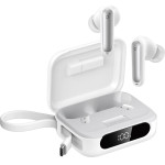Anker - Wireless Earbuds P41i Ultimate Mfi Version - Built-In Charger, Stand, ANC, 6 Mics, Bass, 2x Mode - White - (A3937G12)