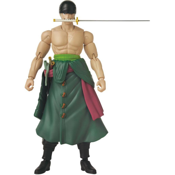 Bandai Anime Heroes: One Piece - Roronoa Zoro Three Sword Style Action Figure (37052)