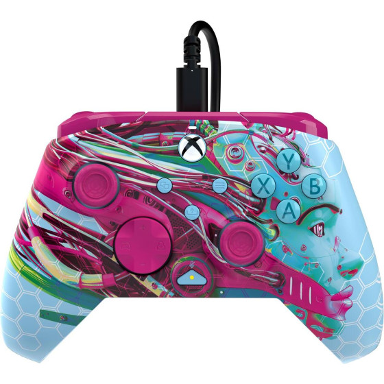 PDP: Rematch - Wired Controller (Glows in the Dark) [For XBOX, PC] (Color: Android Dreams)