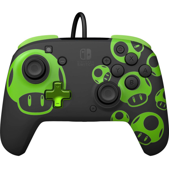 PDP: Rematch - Wired Controller Super Mario 1UP (Glows in the dark) [For Switch]