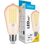 Modee Lighting ��������� LED Filament Amber ST64 4W E27 320� 1800K (320 lumen)